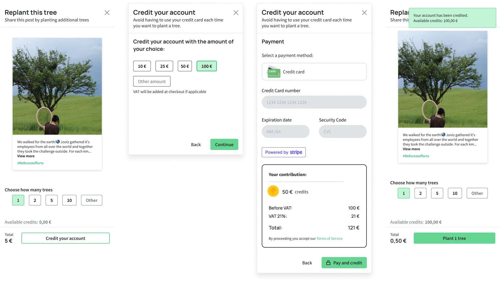 Empty credit state: handling the broken loop